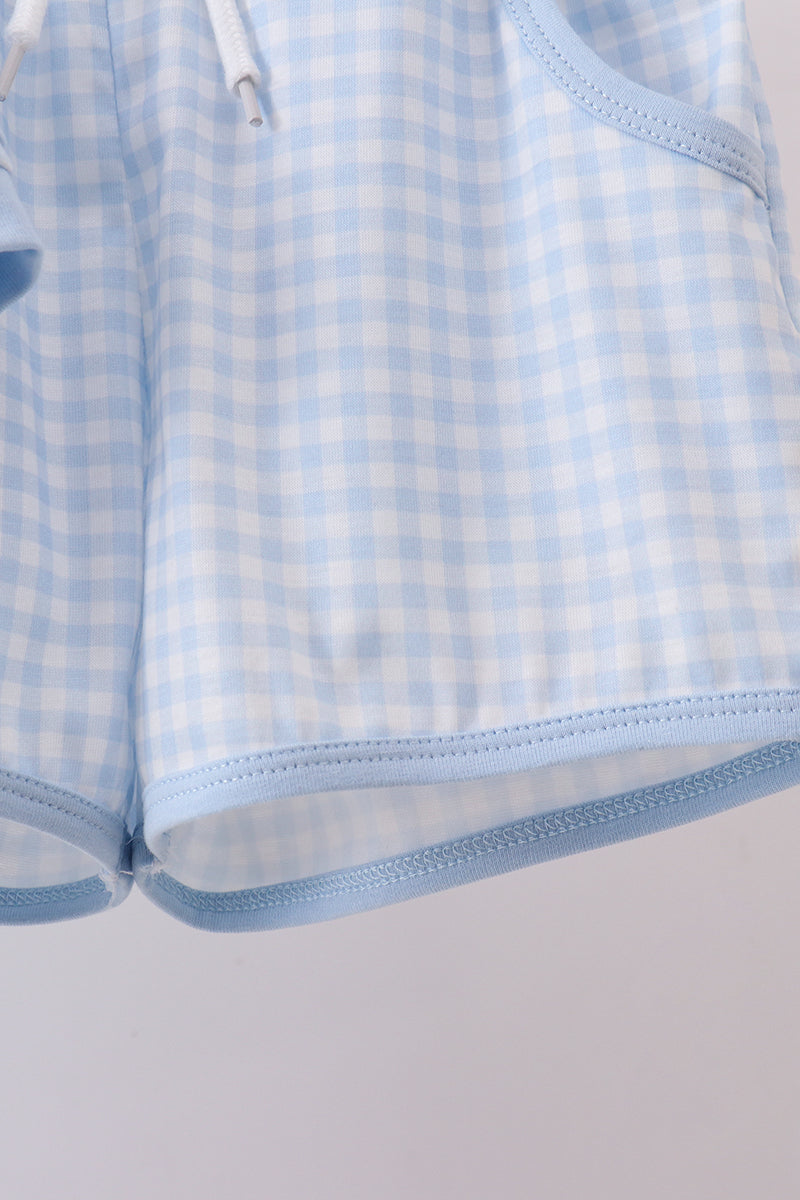 Brother Smocked Shorts Set