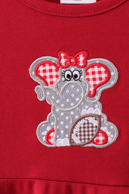 Alabama Elephant Applique Dress
