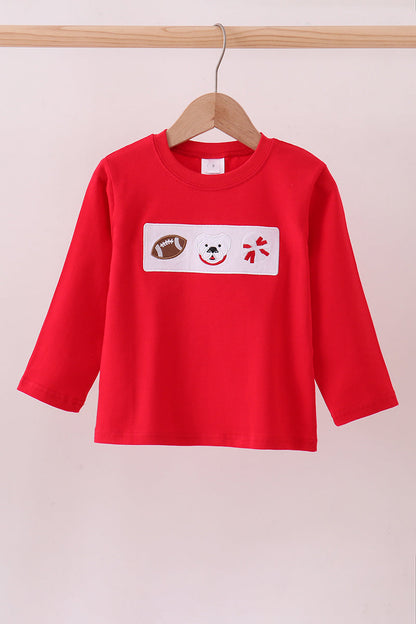 Georgia Bulldog Embroidery Top