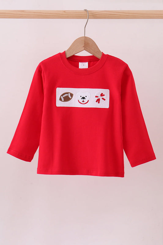 Georgia Bulldog Embroidery Top