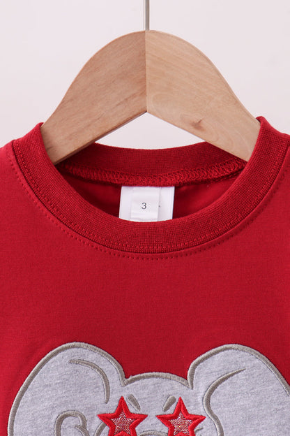 Alabama Elephant Applique Top