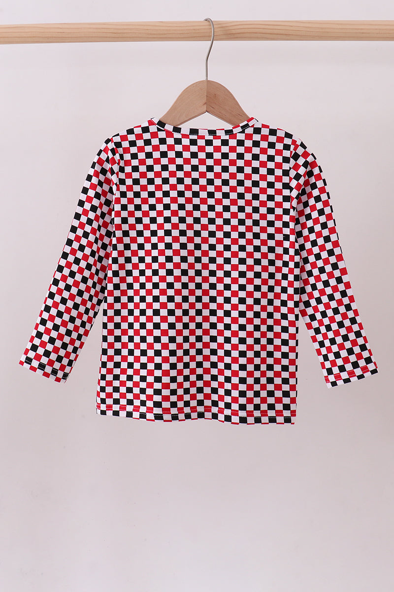 Georgia Dog Embroidery Top