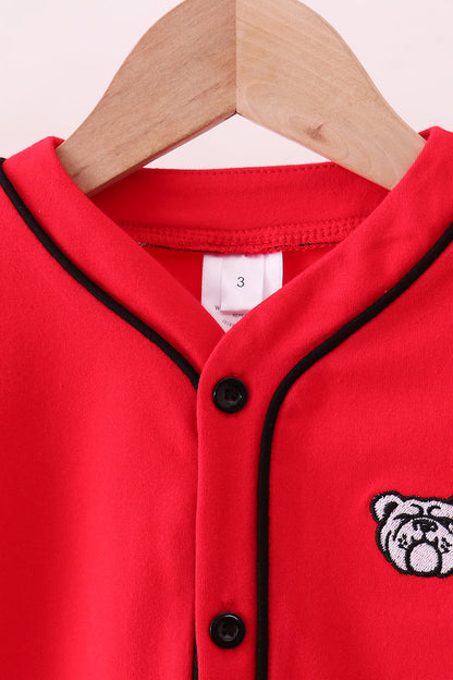 Georgia Bulldog Embroidery Cardigan