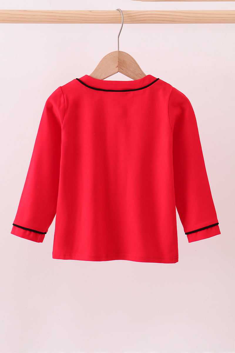Georgia Bulldog Embroidery Cardigan