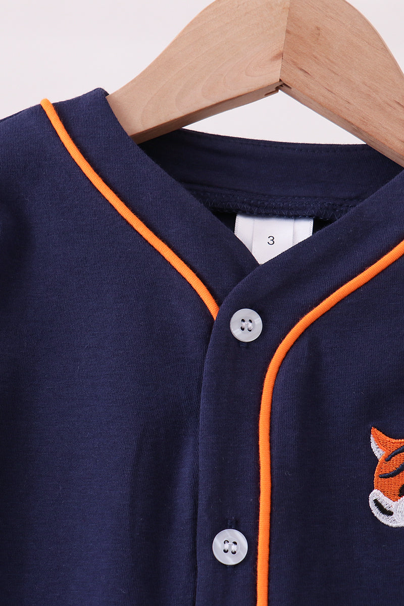 Auburn Tiger Embroidery Cardigan