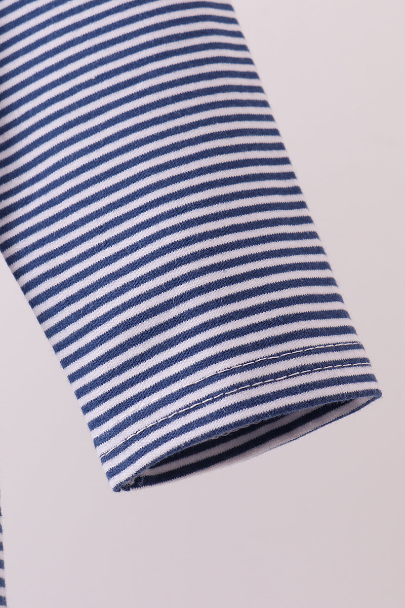 Auburn Stripe Tiger Top