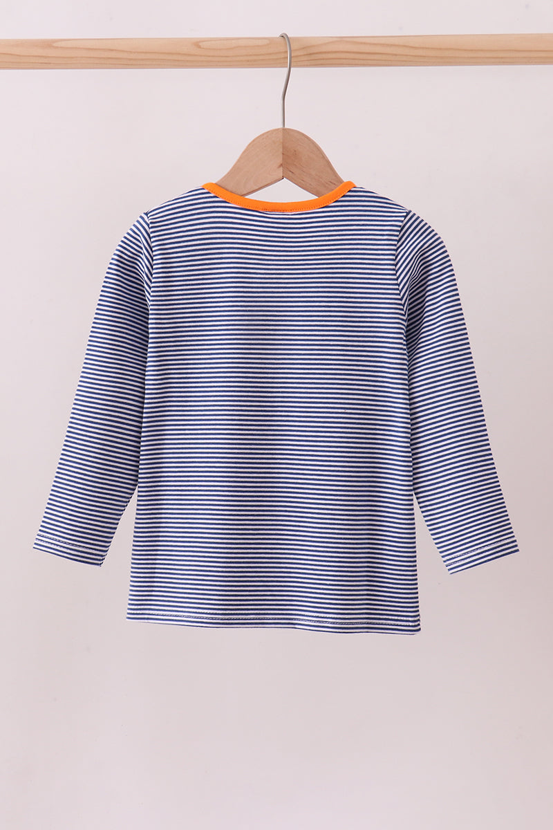 Auburn Stripe Tiger Top