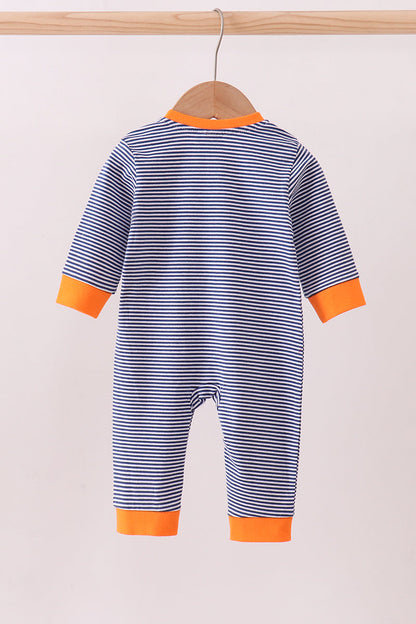 Auburn Stripe Tiger Romper