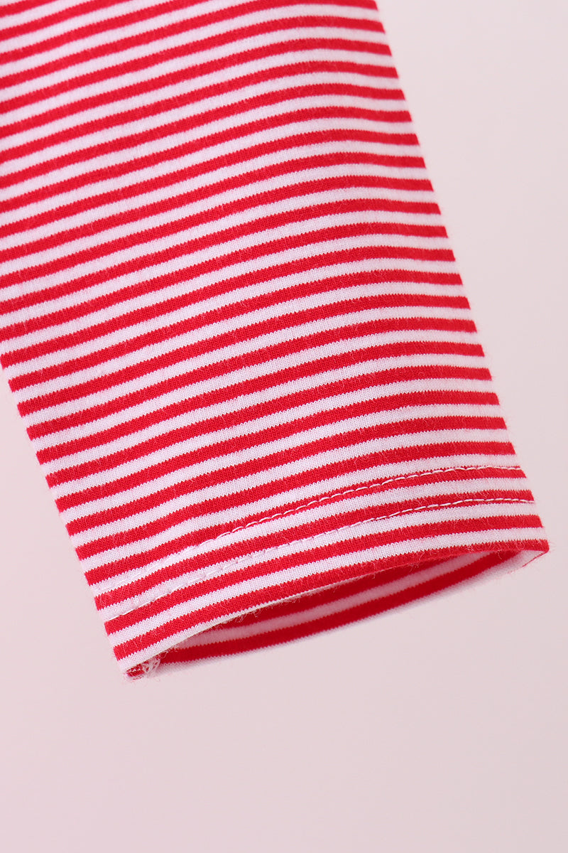 Alabama Stripe Elephant Embroidery Shirt