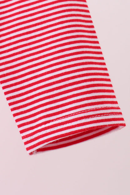 Alabama Stripe Elephant Embroidery Shirt