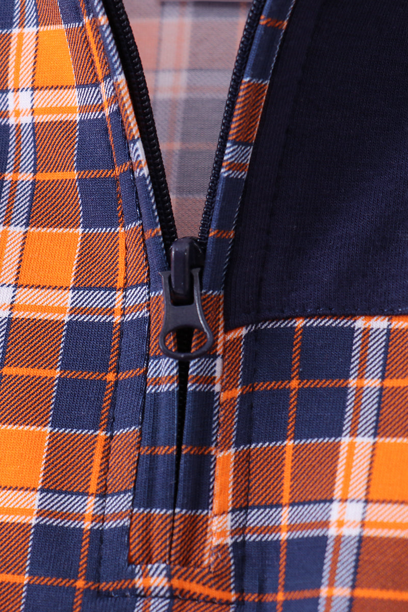 Auburn Embroidery Plaid Top