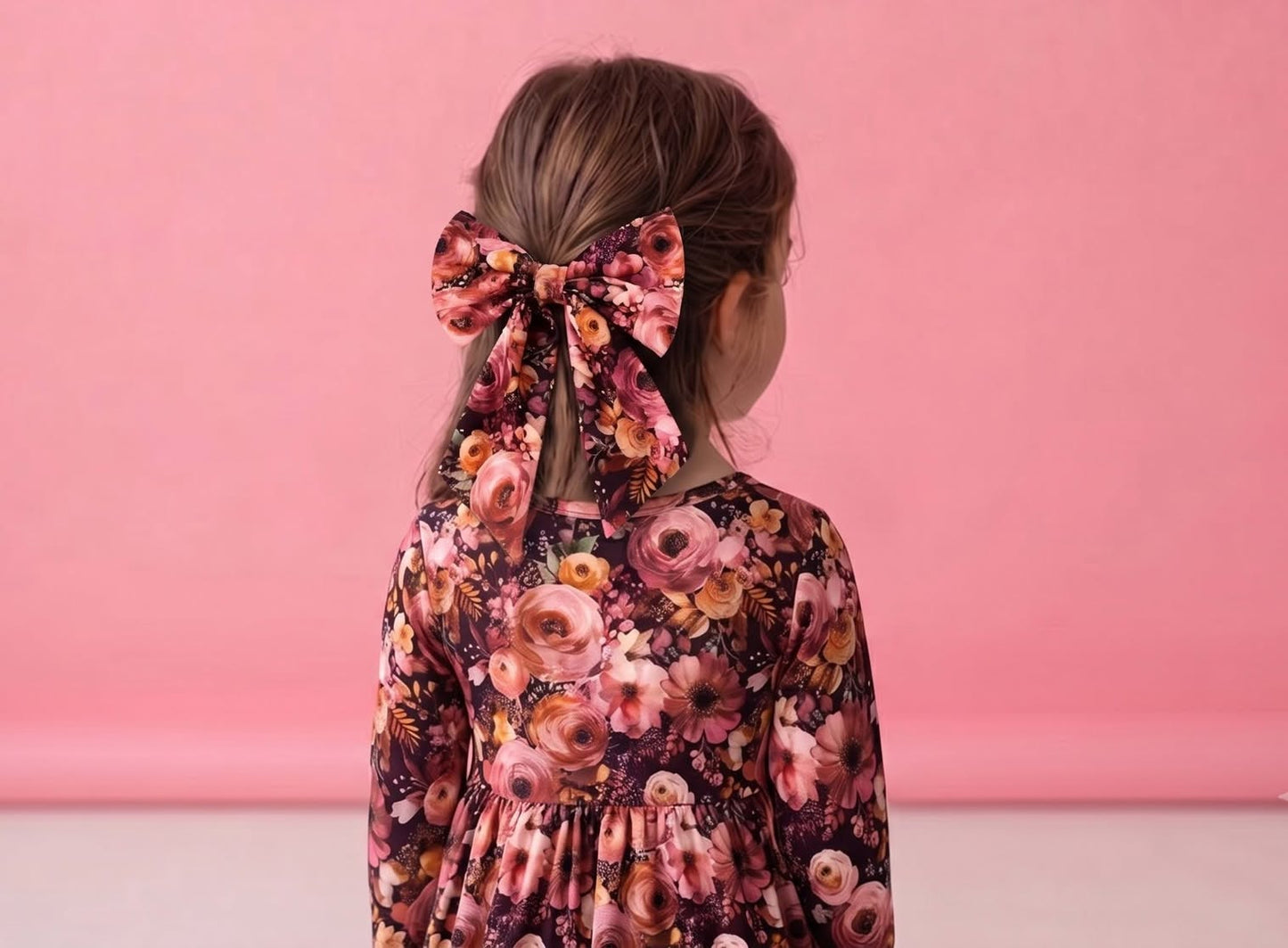 Autumn Ember Bow Clip