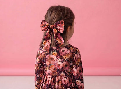 Autumn Ember Bow Clip