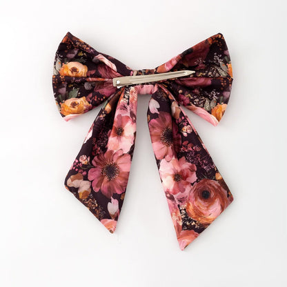 Autumn Ember Bow Clip