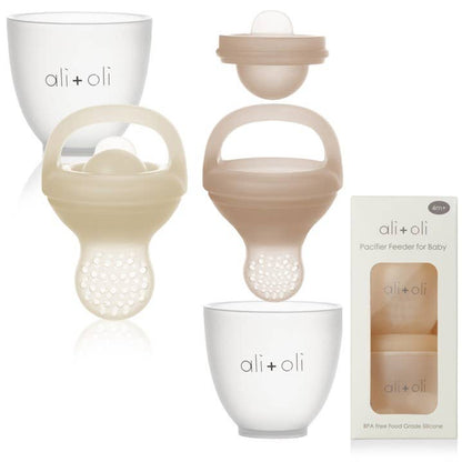 Silicone Food & Fruit Feeder (2 sizes) Oat & Coco